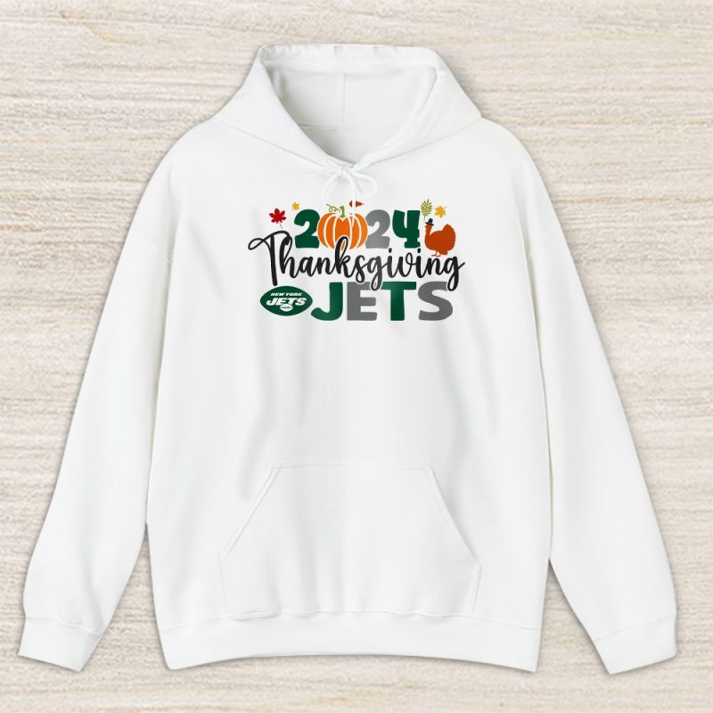 New York Jets Happy Thanksgiving NFL Thanksgiving Gift Unisex Hoodie TAH18657