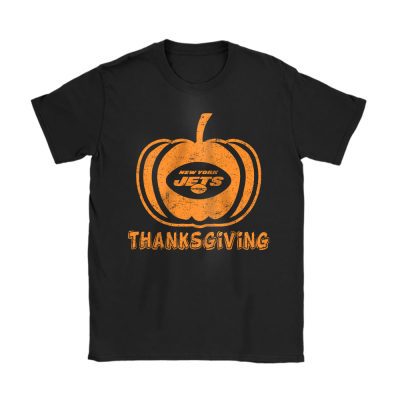 New York Jets Happy Thanksgiving NFL Thanksgiving Gift Unisex T-Shirt Cotton Tee TAS19237