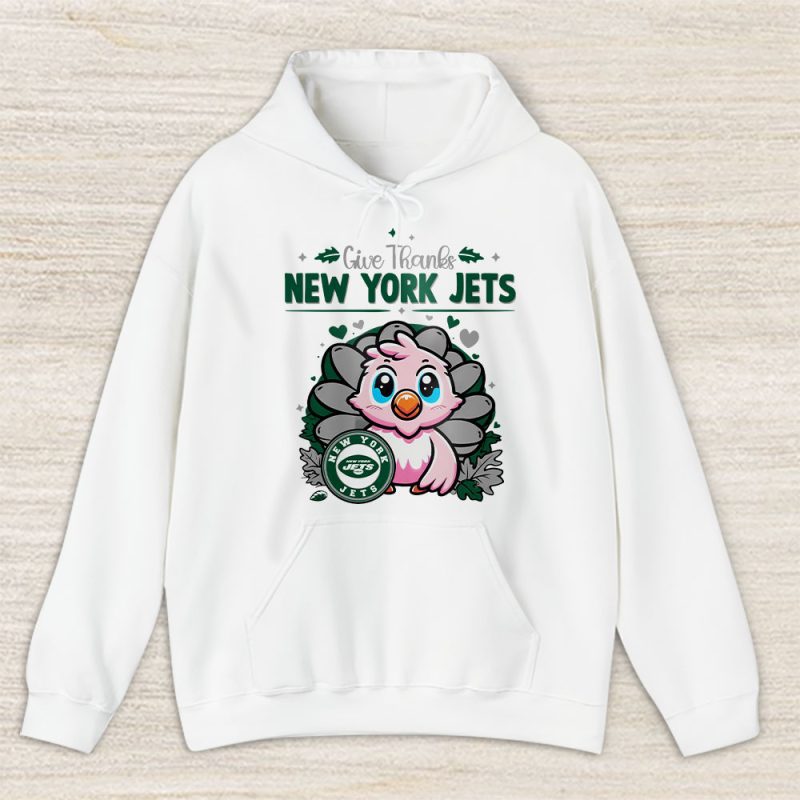 New York Jets Happy Thanksgiving NFL Thanksgiving Turkey Gift Unisex Hoodie TAH18658