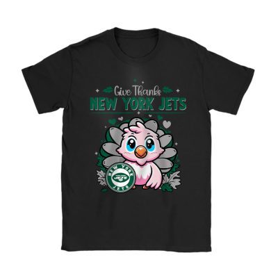 New York Jets Happy Thanksgiving NFL Thanksgiving Turkey Gift Unisex T-Shirt Cotton Tee TAS18658