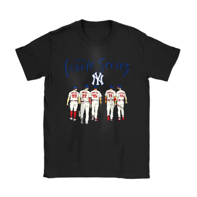 New York Yankees Champions American League 2024 World Series Unisex T-Shirt Cotton Tee TAT19556