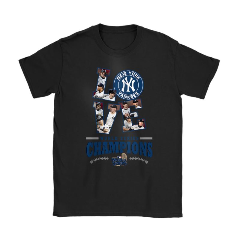 New York Yankees Champions American League 2024 World Series Unisex T-Shirt Cotton Tee TAT19560