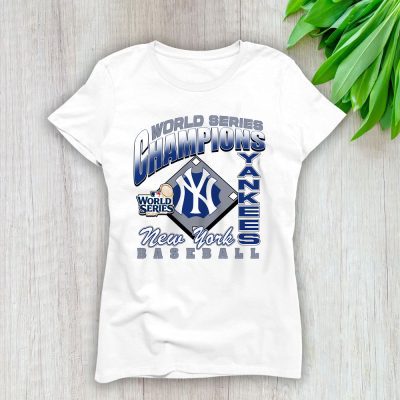 New York Yankees Team MLB American League 2024 World Series Lady T-Shirt Women Tee LTL19568