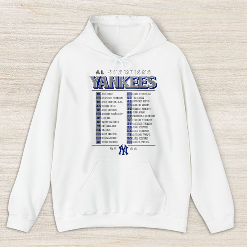 New York Yankees Team MLB American League 2024 World Series Unisex Hoodie TAH19563