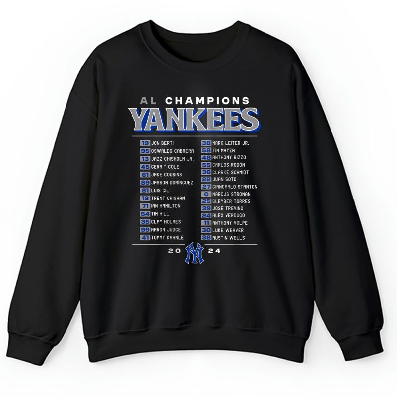 New York Yankees Team MLB American League 2024 World Series Unisex Sweatshirt TAS19563