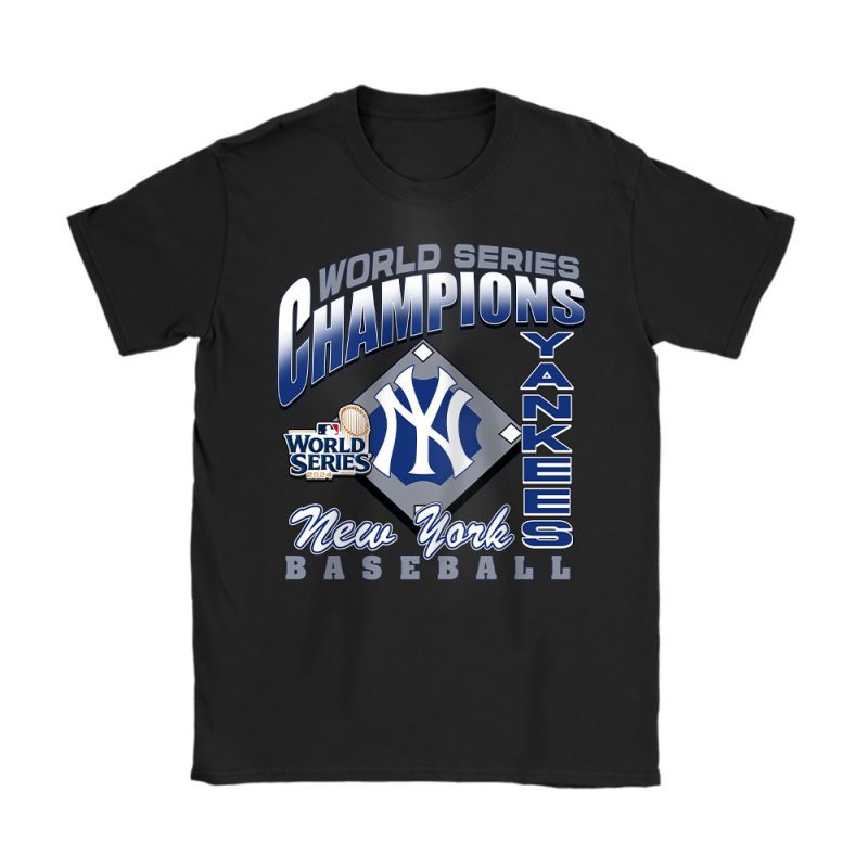 New York Yankees Team MLB American League 2024 World Series Unisex T-Shirt Cotton Tee TAT19568