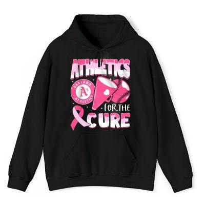 Oakland Athletics Support Cancer Warrior Cancer Awareness Breast Cancer Gift Unisex Hoodie TAH17831