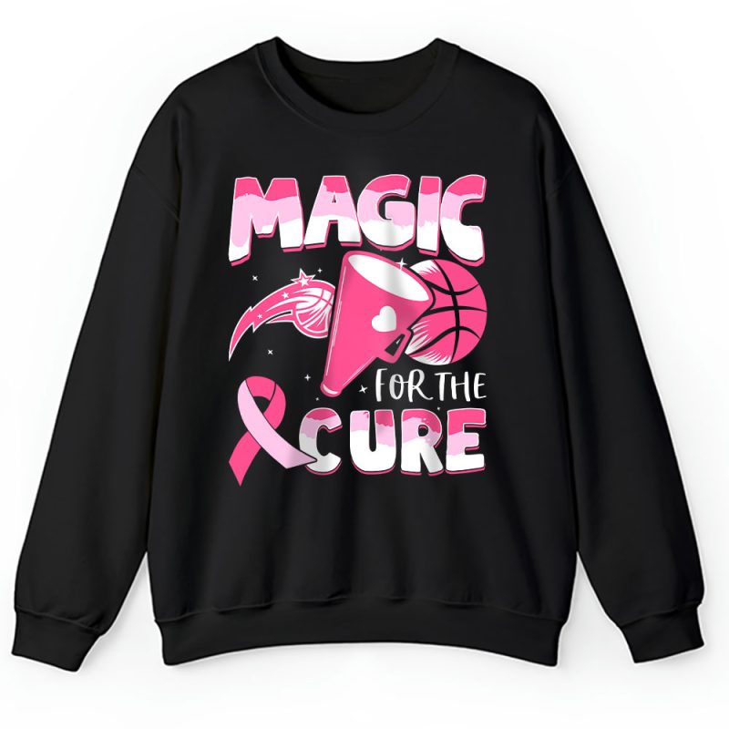 Orlando Magic Support Cancer Warrior Cancer Awareness Breast Cancer Gift Unisex Sweatshirt TAS17833