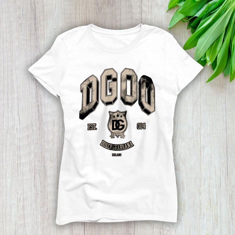 Retro Logo Print Dolce & Gabbana Lady T-Shirt Women Tee LTL19512