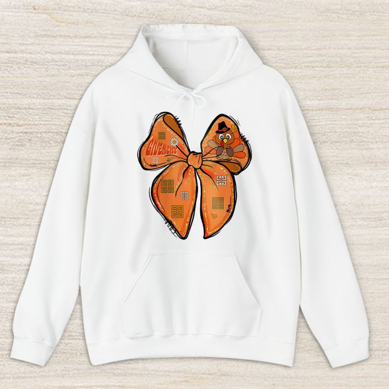 Retro Thanksgiving Coquette Turkey Bow Its Turkey Time Givenchy Unisex Sweatshirt TAT19376