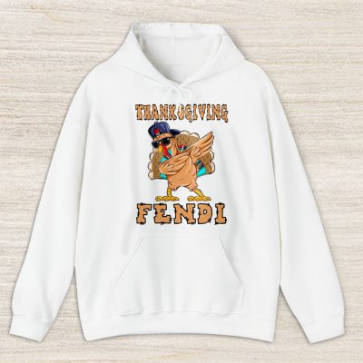 Retro Thanksgiving Turkey Dabbing Fendi Unisex Sweatshirt TAT19387