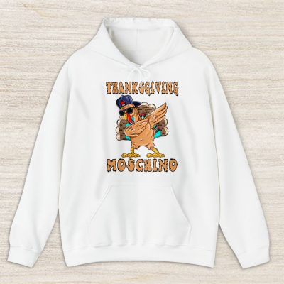 Retro Thanksgiving Turkey Dabbing Moschino Unisex Sweatshirt TAT19391