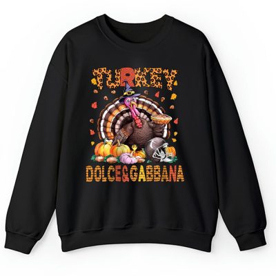 Retro Thanksgiving Turkey Dolce & Gabbana Unisex Sweatshirt TAS19522