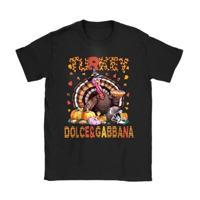 Retro Thanksgiving Turkey Dolce & Gabbana Unisex T-Shirt Cotton Tee TAT19522