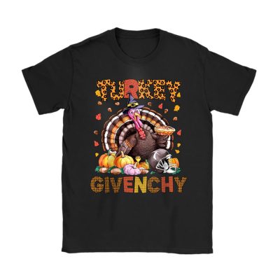 Retro Thanksgiving Turkey Givenchy Unisex T-Shirt Cotton Tee TAS19395