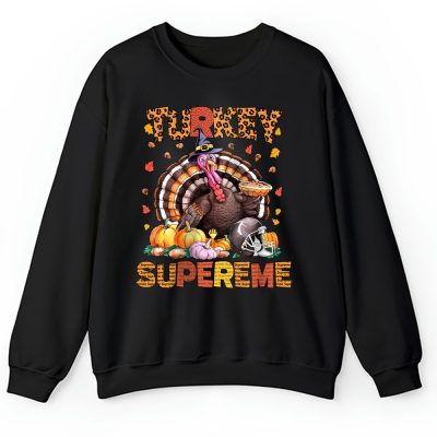 Retro Thanksgiving Turkey Supreme Unisex Sweatshirt TAS19556