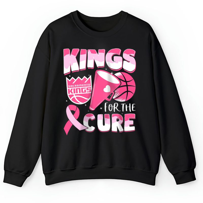 Sacramento Kings Support Cancer Warrior Cancer Awareness Breast Cancer Gift Unisex Sweatshirt TAS17842