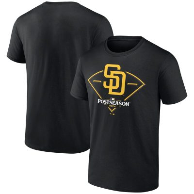 San Diego Padres 2024 MLB Postseason Around The Horn T-Shirt - Black