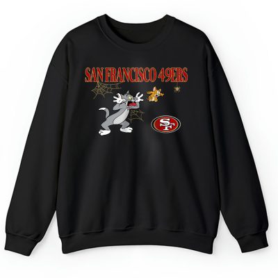 San Francisco 49ers x Halloween Masquerade NFL x Tom And Jerry Unisex Sweatshirt TAS16962