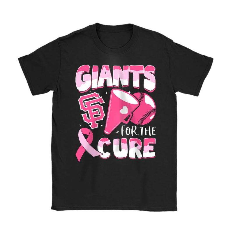 San Francisco Giants Support Cancer Warrior Cancer Awareness Breast Cancer Gift Unisex T-Shirt Cotton Tee TAT17847