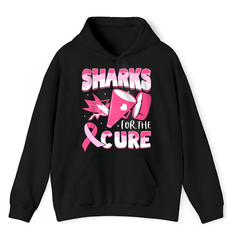 San Jose Sharks Support Cancer Warrior Cancer Awareness Breast Cancer Gift Unisex Hoodie TAH17848