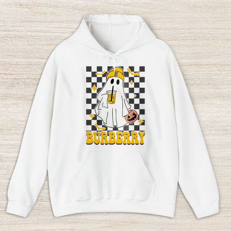 Spooky Season Cute Ghost Halloween Boujee Boojee Burberry Unisex Hoodie TAH17098