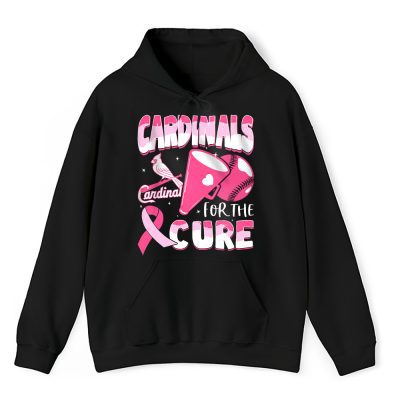 St. Louis Cardinals Support Cancer Warrior Cancer Awareness Breast Cancer Gift Unisex Hoodie TAH17850