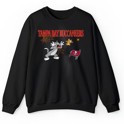 Tampa Bay Buccaneers x Halloween Masquerade NFL x Tom And Jerry Unisex Sweatshirt TAS16963