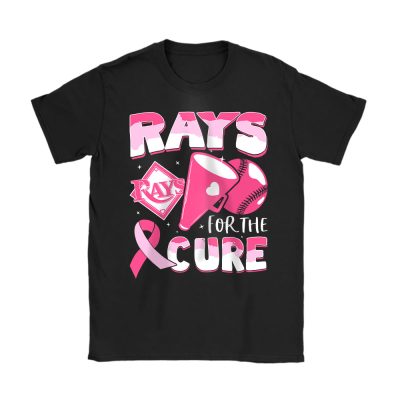 Tampa Bay Rays Support Cancer Warrior Cancer Awareness Breast Cancer Gift Unisex T-Shirt Cotton Tee TAT17851