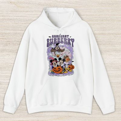 Tis The Season Retro Mickey Ghost Burberry Unisex Hoodie TAH17101