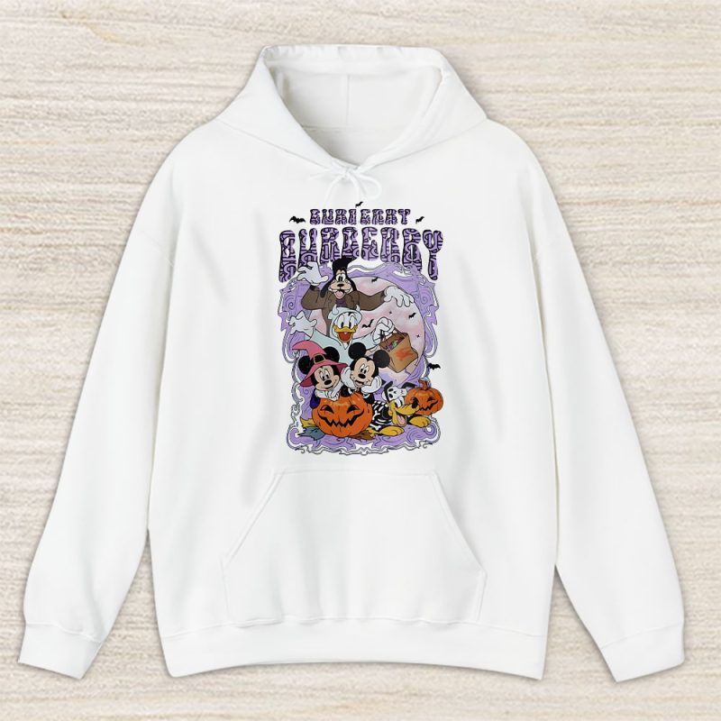 Tis The Season Retro Mickey Ghost Burberry Unisex Hoodie TAH17101
