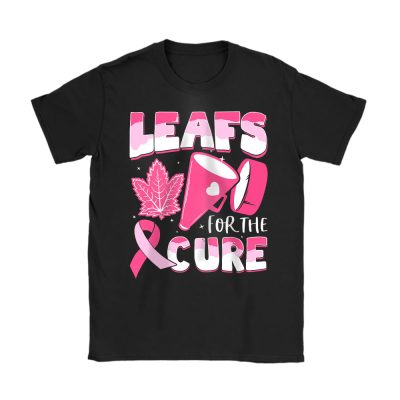 Toronto Maple Leafs Support Cancer Warrior Cancer Awareness Breast Cancer Gift Unisex T-Shirt Cotton Tee TAT17854