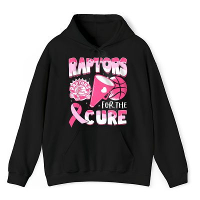 Toronto Raptors Support Cancer Warrior Cancer Awareness Breast Cancer Gift Unisex Hoodie TAH17856