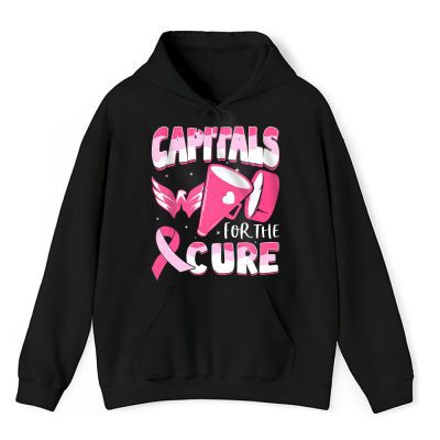 Washington Capitals Support Cancer Warrior Cancer Awareness Breast Cancer Gift Unisex Hoodie TAH17779