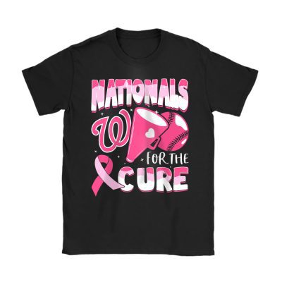 Washington Nationals Support Cancer Warrior Cancer Awareness Breast Cancer Gift Unisex T-Shirt Cotton Tee TAT17780