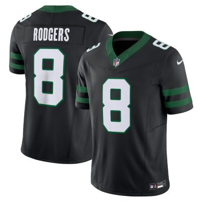 Aaron Rodgers New York Jets Alternate Vapor F.U.S.E. Limited Jersey - Legacy Black