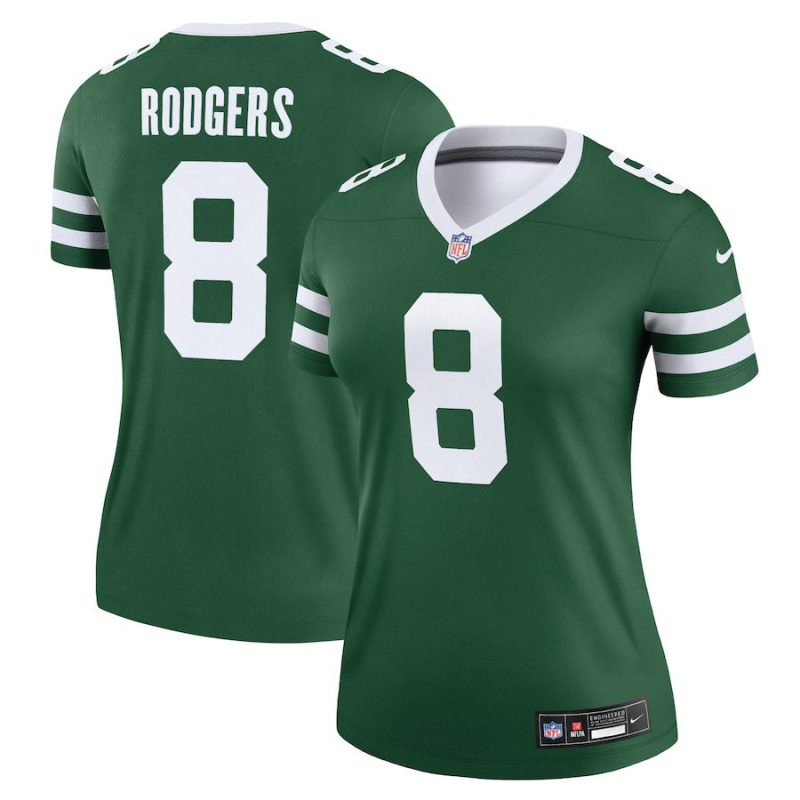 Aaron Rodgers New York Jets Women's Legend Jersey - Legacy Green