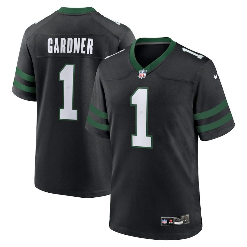 Ahmad Sauce Gardner New York Jets Alternate Game Jersey - Legacy Black