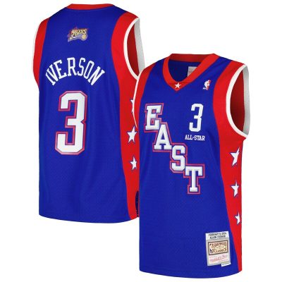 Allen Iverson Eastern Conference Hardwood Classics 2004 NBA All-Star Game Swingman Throwback Jersey - Royal