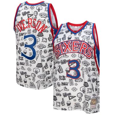 Allen Iverson Philadelphia 76ers 1996/97 Swingman Jersey - White