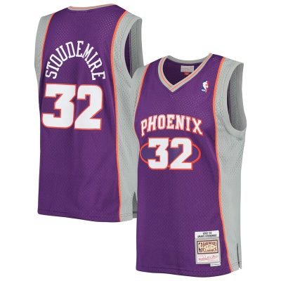 Amar'e Stoudemire Phoenix Suns 2001/02 Hardwood Classics Swingman Jersey - Purple