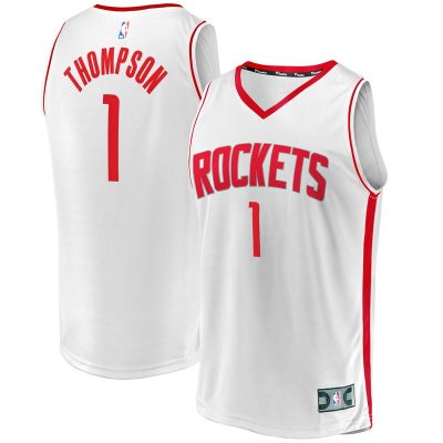 Amen Thompson Houston Rockets Fast Break Replica Player Jersey - Association Edition - White