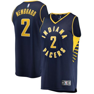 Andrew Nembhard Indiana Pacers Fast Break Replica Jersey - Icon Edition - Navy