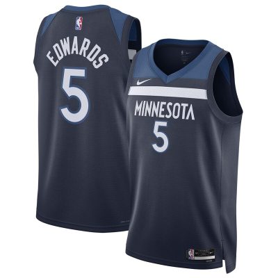 Anthony Edwards Minnesota Timberwolves Swingman Jersey - Icon Edition - Navy