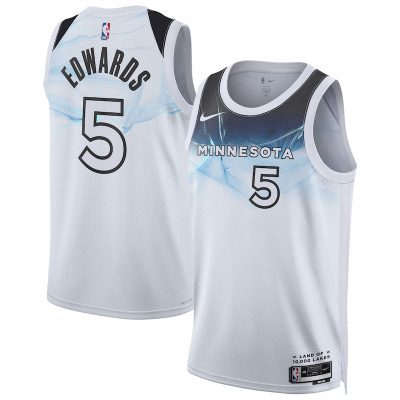 Anthony Edwards Minnesota Timberwolves Unisex 2024/25 Swingman Player Jersey - City Edition - White