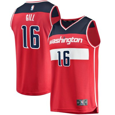 Anthony Gill Washington Wizards Fast Break Replica Jersey - Icon Edition - Red