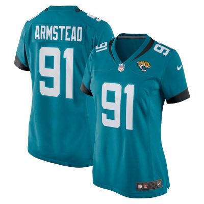 Arik Armstead Jacksonville Jaguars Women's Team Game Jersey - Teal