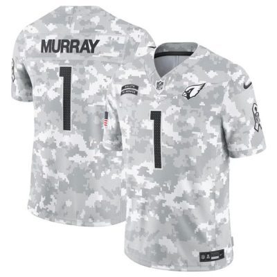 Arizona Cardinals #1 Kyler Murray Arctic Camo 2024 F.U.S.E. Salute to Service Limited Football Stitched Jersey