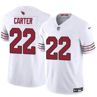 Arizona Cardinals #22 Michael Carter White 2023 F.U.S.E. Vapor Untouchable Limited Football Stitched Jersey