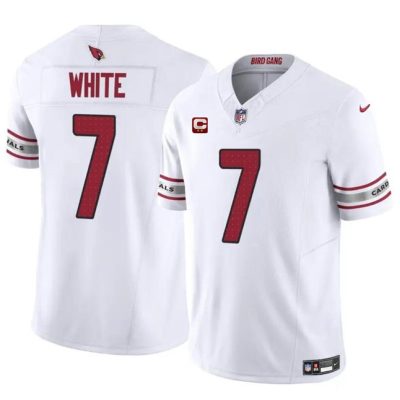 Arizona Cardinals #7 Kyzir White White 2024 F.U.S.E. With 2-Star C Patch Vapor Untouchable Limited Football Stitched Jersey